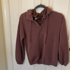 Cable &Gauge Plum Hoodie